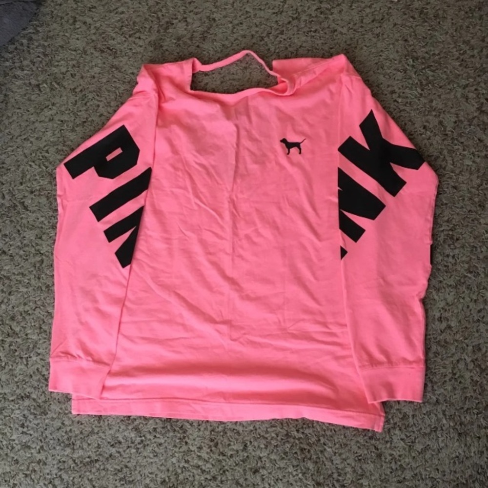 PINK Open Back Tee